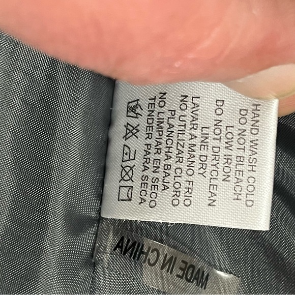 Women’s Staccato Puffer Best Gray White Polka Dots Size Large - Picture 6 of 8